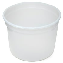 Berry Plastic HDPE Food Tub Clear, 64 oz. | 200/Case