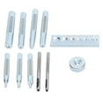 thumbnail image 2 of ANGGREK Eyelet Die Punch Tool Hole Set Snap Rivet Setter Base Leather Craft Kit Hardware,Hole Punch Tool,Snap Rivet Setter, 2 of 8
