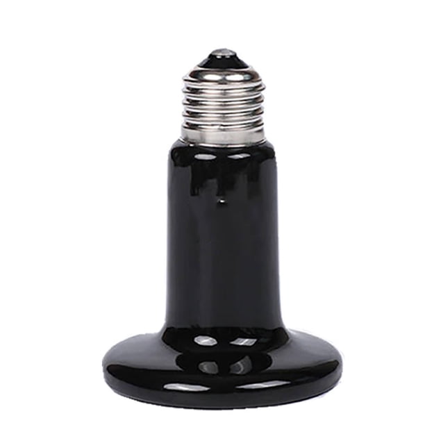 Sidaley Lámpara de calefacción para reptiles, lámpara infrarroja de cerámica de 25/75/100/200W, bombilla para reptiles, equipo de Control de Electrónica 25W