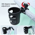 thumbnail image 2 of Acahhotxx Cup Holder, 360 Degree Adjustable Baby Strollers Cup Holder Drink Bottle Organiser Rack for Bicycles Walkers Pushchairs, 2 of 3