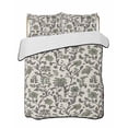 thumbnail image 2 of Sage Green Leaf Twin Size Down Alternative Comforter, Lightweight Comforter Quilt Bedding Set with Pillow Shams Vintage Farmhouse Boho Pastoral Tribal All Seasons Bed Comforter Duvet Insert 68"x86", 2 of 7