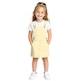 thumbnail image 4 of Fozruso Little Toddler Girl Dress Girls Loose Fit Casual Overalls Dress for School Casual,10-11 Years, 4 of 6