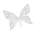 thumbnail image 3 of Ailes de Papillon pour Filles Costume de Fée Doux avec Sangles Élastiques Blanc, 3 of 8