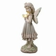 thumbnail image 5 of Hi-Line Gift Ltd. Girl Holding Butterfly Lighted Garden Statue Solar Powered LEDs, 5 of 7