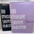 thumbnail image 4 of 100 Envelope Challenge Binderes | Easy And Fun Way To Savees $5 050 Savings Challenges Binderes Budget Binderes With Cashes Envelopes, White, 4 of 7
