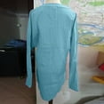 thumbnail image 4 of Haut Chemise au Crochet Col en V Blouse en Lin Chemise Style Bohème en Forme de H Tenue de Vacances, 4 of 9
