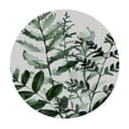 thumbnail image 4 of WYYP Washable for Home Kitchen Outdoor Decoration Round Tablecloth Green Art Olive Leafs Botanical Wood Bohemia Sage White, 4 of 8