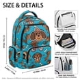 thumbnail image 5 of Jeiento 17 Inch Backpack for Kids Cute Dachshund 600D Breathable School Bag with Multi-Pockets for Elementary Ages 9-12, 5 of 8
