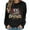 Black, variant on Womens Casual Christmas Tee Shirts Striped Sweatshirt Purple Thin Sweaters Lightweight Cardigan Cotton Long Crewneck Sweatshirts Pack Long Sleeve Fall