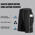 thumbnail image 3 of Mens Compression Short Pants Basketball Legging Pro Combat Supporter Gym Running Fitness Workout Cycling, 3 of 8
