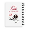 thumbnail image 2 of Every Fart is Love Note English Springer Spaniel Guilty Face Happy Valentine's Spiral Bound Journal Springers Dog Lover Gifts 5x7in Spiral Notebook - 01016, 2 of 5