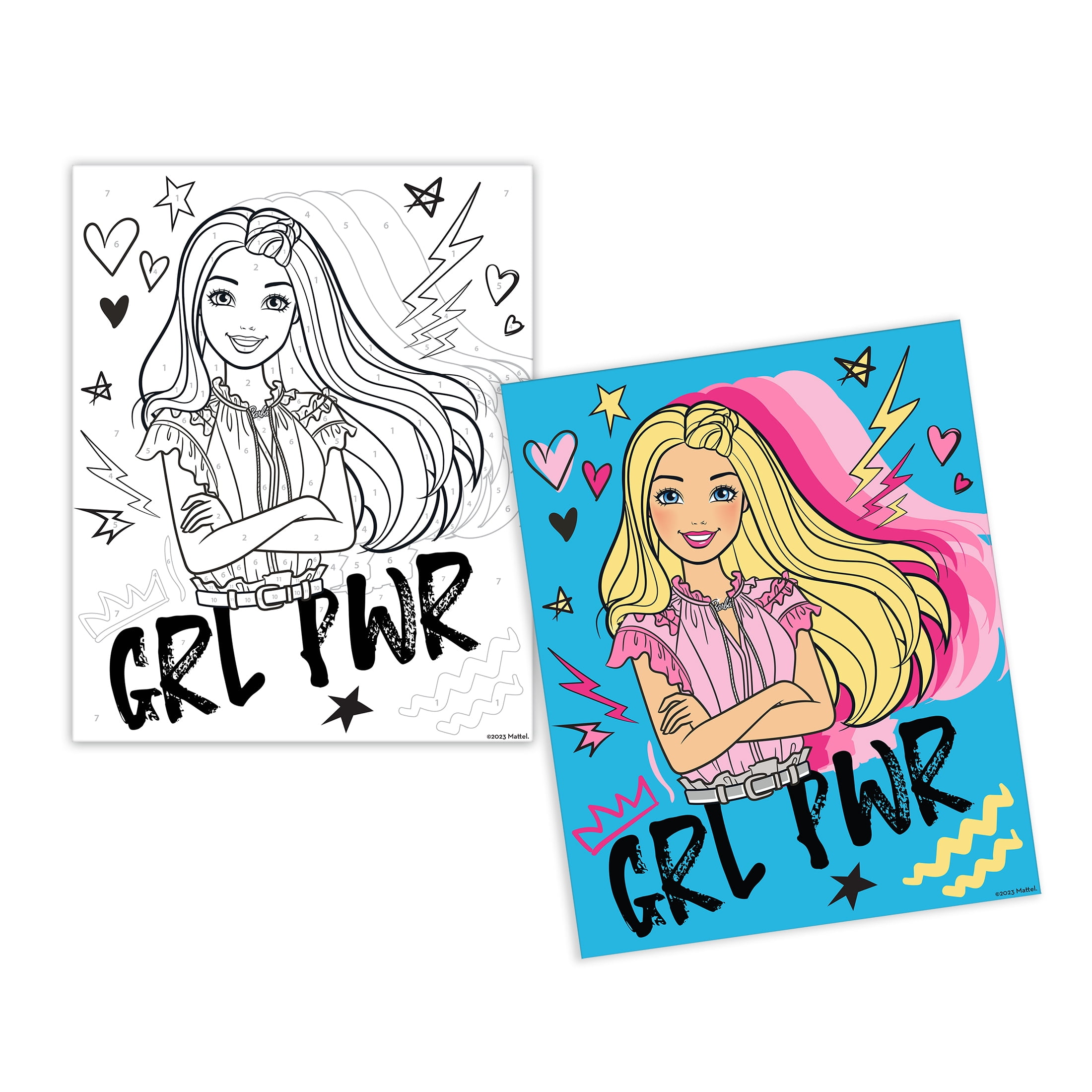 Cra-Z-Art Barbie Crayon by Number Poster Set, 19 Piece Coloring Set, Beginner, Unisex Ages 4 and up - Walmart.com Cra-Z-Art Barbie Crayon by Number Poster Set, 19 Piece Coloring Set, Beginner, Unisex Ages 4 and up - Walmart.com