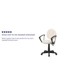 thumbnail image 2 of Baseball Swivel Task Chair with Arms, 2 of 9