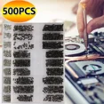 thumbnail image 2 of 500Pcs 18 Size Mini Screw Nuts DIY Kit Laptop Computer Assemble Repair Screws Fastener Set For Repairing Glasses Mobile Phone 500pcs A, 2 of 5