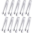thumbnail image 1 of 10 pinzas para azúcar, pinzas para cubitos de hielo, pinzas para alimentos, pinzas para macarrones de acero inoxidable para buffet, restaurante, boda, cocina, fiestas de cumpleaños, 1 of 7