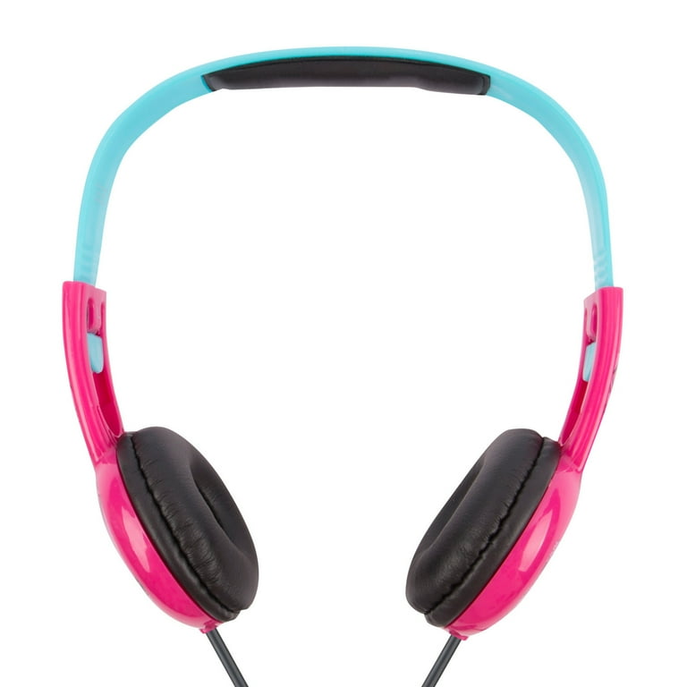 Barbie Kid-Safe Headphones in Blue and Pink for Children with