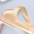 thumbnail image 3 of Ohufall Womens Front Button Closure Bras Solid Color Gathered Underwear No Underwire Thin Summer Everyday Comfortable Bras,36B/C-46B/C, 3 of 3