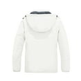 thumbnail image 2 of Skieer Women's Waterproof Ski Jacket Windproof Rain Jacket Winter Warm Hooded Coat White Small, 2 of 7