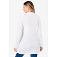 thumbnail image 2 of Woman Within Plus Size Long-Sleeve Polo Shirt, 2 of 6