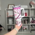 thumbnail image 3 of True Crime Addict Tumbler: 40oz Stainless Steel Quencher, 3 of 3