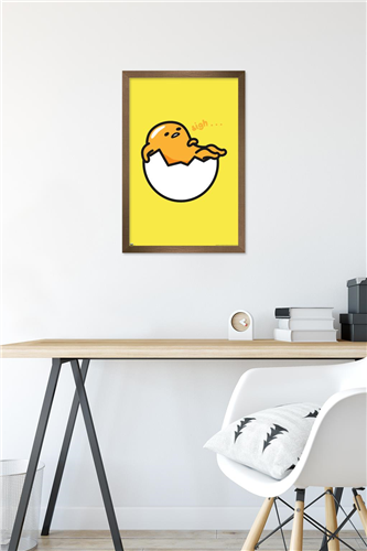 Gudetama - Sigh Wall Poster, 14.725" x 22.375" Framed