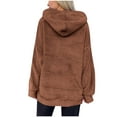 thumbnail image 5 of Lindreshi Womens Fall Fashion 2025 Hoodies for Women Fashion Women Oversized Sweatshirts Fleece Hoodies Long Sleeve Shirts Pullover Fall Clothes with Pocket Tops, 5 of 9