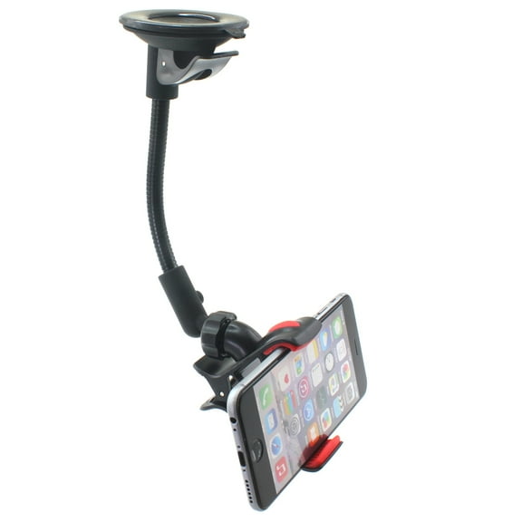 Dash Car Mount for HMD Vibe/Skyline - Windshield Holder Swivel Swivel for HMD Vibe/Skyline