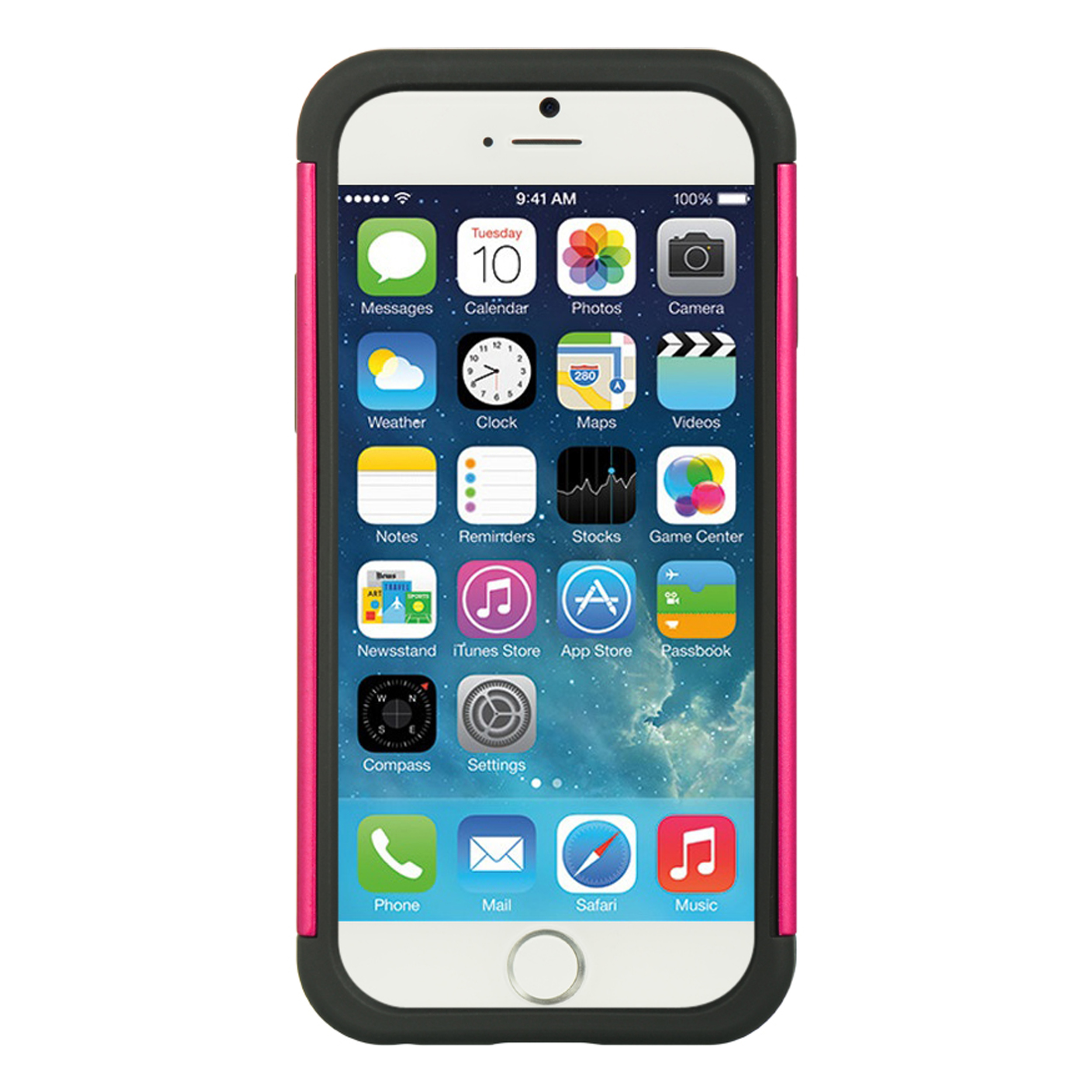 Faux Diamond Bling Silicone Skin Hard Snap Back Cover iPhone 6 iPhone 6s