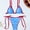 Color 01, variant on Top-kevin Womens Sexy 2 Piece Bikini Sets Cheeky High Cut Bathing Suit Color Block Textured Swimsuits 2026