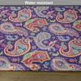 thumbnail image 6 of Ambesonne Paisley Place Mats Set of 4, Retro Hippie Motives, Standard Size, Purple, 6 of 6
