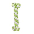 thumbnail image 7 of Small Dog Rope Dental Toys Braided Soft 6 inch Blue Ring or 8 inch Green Bone (Green Rope Bone), 7 of 7