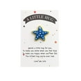 thumbnail image 2 of Steadline Ocean Theme Starfish and Fish Pocket Hug Card Set,Marine Animal Series Gradient Blessing Card with Sparkling Crystal Gift for Sea Lovers, 2 of 7