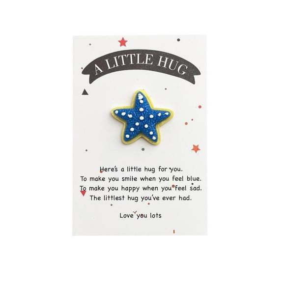 A Seastyle Animals Series Gradient Pocket Blessing Card Cute And Sparkling Crab Fish Tank Decoration Multicolor Paper 3.54 Inches Length 2.36 Inches Width Ocean Theme Greeting Card Style A