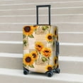 thumbnail image 6 of Sunflowers Travel Luggage Suitcase Cover, Newspaper Washable Luggage Cover M - Fits 22-24 inch luggage, 6 of 6