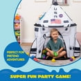 thumbnail image 5 of SYNCFUN Rocket Ship Play Tent Pop up Play Tent Kids Indoor Outdoor Spaceship Playhouse Tent Set, 5 of 9