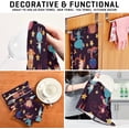 thumbnail image 4 of Chinese Zodiac Animals Stars Kitchen Dish Towels Set of 1, Funny Cartoon Washable Tea Towels Dishcloths Lint-Free 18x28 Inch Fast Drying for Kitchen Restaurant Bar Clean, 4 of 7