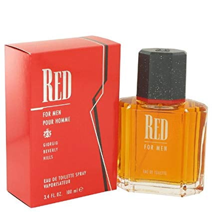 Red By Giorgio Beverly Hills Eau De Toilette Spray 3.4 oz