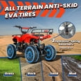 thumbnail image 3 of ATV for Kids, 36 Volt Ride on Toys, 500w Motor Quad Bike for Big Kids, Power Car Wheel with Metal Frame, Speed Control, Suspension, Black, 3 of 8