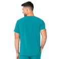thumbnail image 4 of Urbane Performance One-Pocket Tuckable Scrub Top for Men: Modern Tailored Fit, V-Neck Medical Scrub Top 9154, 4 of 7