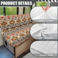thumbnail image 6 of Uorisanigo RV Dinette Cushion Covers - Soft Camper Seats Slipcover, Stretch Western Horse Tribal Aztec Sofa Seat Slipcovers, Replacement RV Sofa Covers - Includes 1 Bench Cover & 1 Backrest Cover, 6 of 7