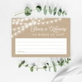 thumbnail image 2 of Koyal Wholesale Share a Memory Cards, Rustic String Lights Cards for Wedding, Life Memories, 4" x 6", 52-Pk, 2 of 5