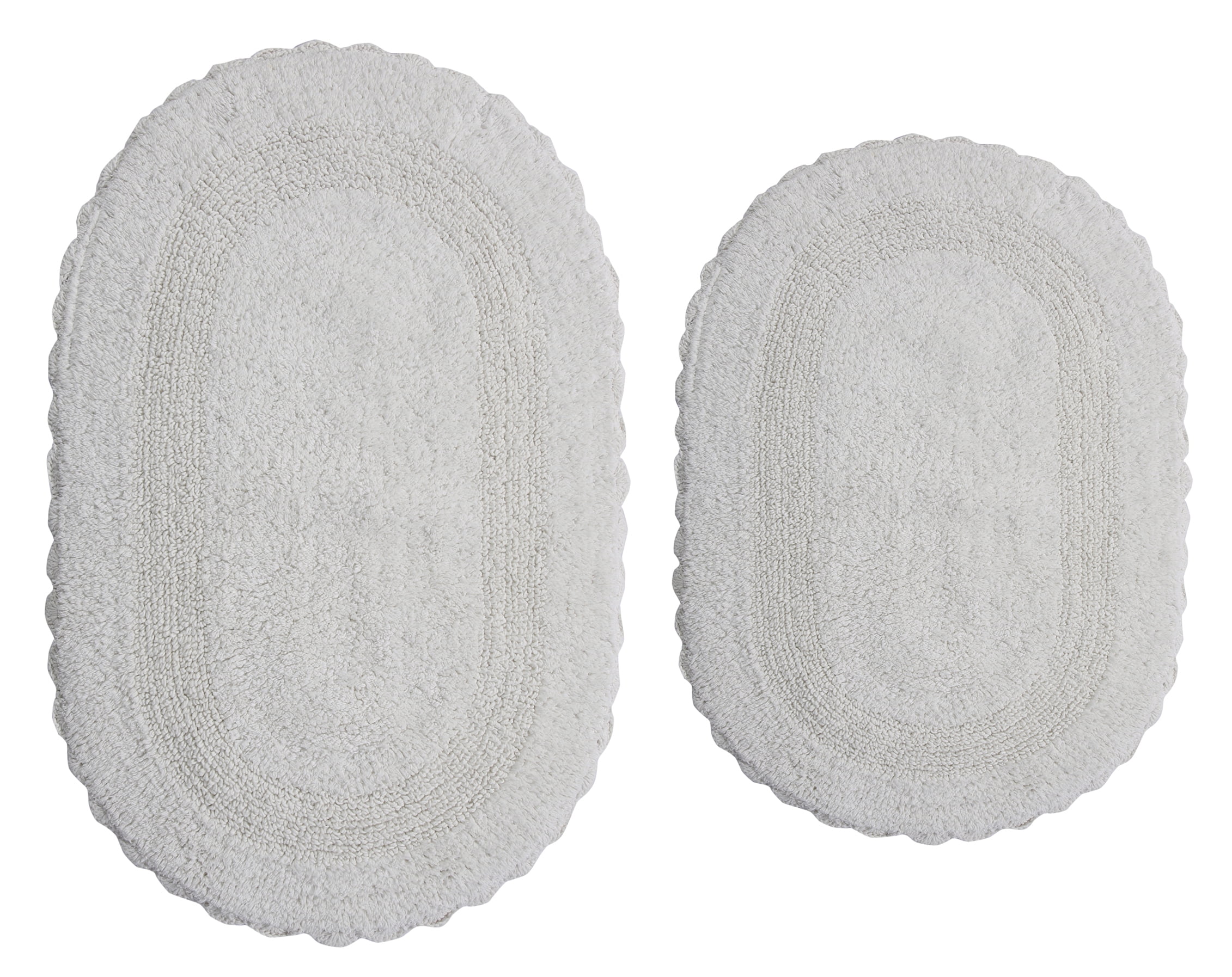 Better Homes & Gardens Cotton Crochet Edge Bath Rug Set, 2 Piece