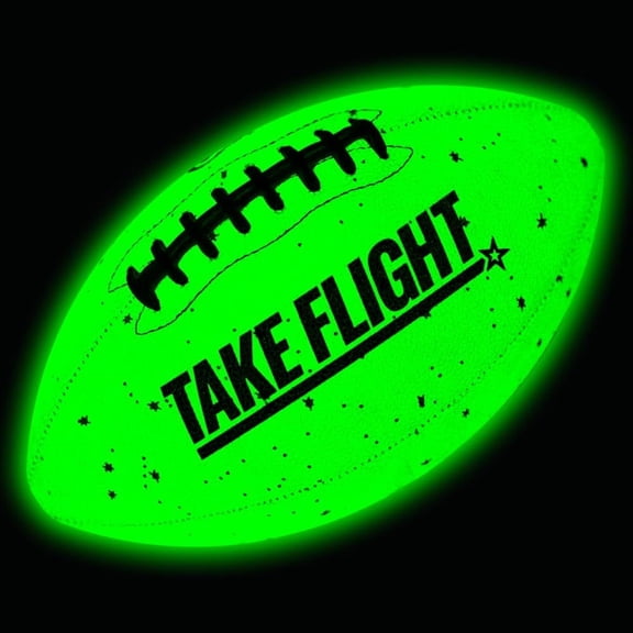 TAKE FLIGHT GLOW IN THE DARK FOOTBALL
