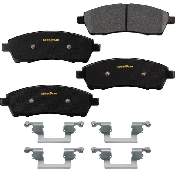 Goodyear Brakes GYD757 Truck and SUV Carbon Ceramic Rear Disc Brake Pads Set