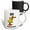 Multicolor, variant on 3drose, Cute Funny Angry Duck Yells Wtf What the Flock Pun Cartoon, 11oz Two-tone Black Mug