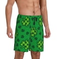 thumbnail image 2 of Fotbe St Patrick's Day5 Pantalones Cortos de Pijama para Hombre, Ropa de Dormir, Pantalones de Pijama Cortos para Hombre-Large, 2 of 6