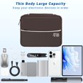 thumbnail image 4 of Bolsa organizadora Miavers Electronics impermeable de nailon marrón, 4 of 8