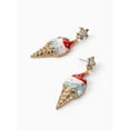 thumbnail image 4 of Way to Celebrate Americana Patriotic Ice Cream Cone Earrings, 4 of 4