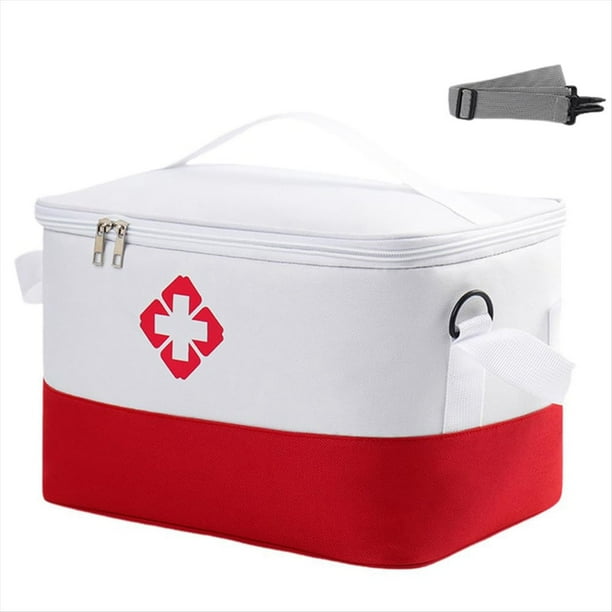 Bolsa Organizadora de Suministros, Bolsa Vacía para Botiquín de Viaje, Ideal para el Hogar, Camping, Viajes y el Coche.