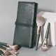 thumbnail image 2 of 14Pcs Makeup Brushes Set Soft Synthetic Fiber Face Foundation Brush Powder Eye Shadow Cosmetic Brushes with PU Leather Bag, 2 of 4
